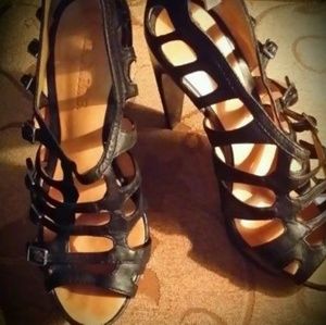 L.A.M.B. Gwen Stefani Size 8 Caged High Heels